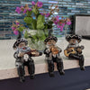 Set of 3 Mariachi Band Gnomes Shelf Sitter Indoor / Outdoor Statues
