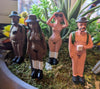 Naked Ramblers Mini Plant Pot Figurines