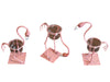 Hydroponic Pink Metal Flamingo Vases