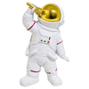 Singing Astronaut Sculpture with Microphone