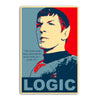 Spock Logic - The Needs of the Many Outweigh The Few' Retro Metal Sign