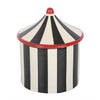 Carnival Black Striped Circus Tent Oil Burner