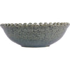 Large Green Mediterranean Reactive Glaze Ceramic Bowl