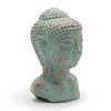 Tranquility Turquoise or Blue Copper Concrete Buddha Heads
