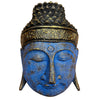 Buddha Head Wall Plaques - Red/Blue/Green