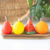Tropical Fruit Shaped Candles Set of 4