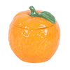 Orange Shaped Candle Pot with Lid