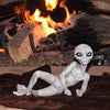 Sexy Lying Male Alien Indoor or Outdoor Statue 10”