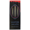 Set of 4 Black Vampire Tears Taper Candles in Pink or Red