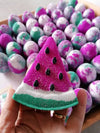 Large Pink Glittery Fruity Watermelon Bath Bomb