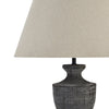 Antique Style Grey Washed Wood Incia Table Lamps in 4 Styles