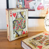Queen of Hearts Playing Card Storage Book Box