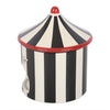 Carnival Black Striped Circus Tent Oil Burner