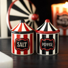 Retro Circus Tent Salt and Pepper Shakers