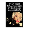'We'll Make It Look Like An Accident' Vintage Retro Funny Magnet