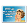 'A Place Filled with People Just Waiting To Be Offended' Funny Magnet