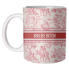 Classic Style Boujee Bitch Red & White Ceramic Mug
