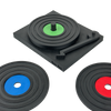 Disc Station Record Player Coaster Set