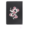 Floral Snake Black A5 Lined Notebook