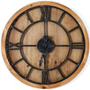 Extra Large Round or Square Rustic Williston Wooden Wall Clocks