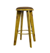 Industrial Aviation Inspired Bar Stools in Blue Red, Blue or Yellow