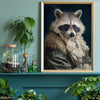 Raccoon Animal Portrait Print