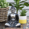 Hand-Painted Dhyana Pose Buddha Statues in 5 Colours