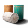 Artisan Wooden Tribal Tables/Stools - Turquoise/Whitewash/Natural