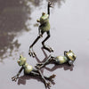 Dancing Mad Frog Statue