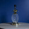 Glass & Gold Pineapple Shape Table Lamp