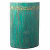 Artisan Wooden Tribal Tables/Stools - Turquoise/Whitewash/Natural