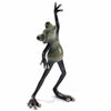 Dancing Mad Frog Statue