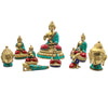 Hand Crafted Brass Buddha Figures in 9 Variations