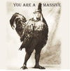 Massive Cock Vintage Comedy 14x14cm Greetings card (Blank Inside)