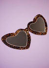 Leopard Print Retro Sunglasses Mirrors - 2 Sizes
