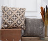 Classic Grey, Black, Natural Geometric Design Cushion Covers in 4 Designs