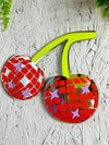 Funky Cherries Disco Ball Decorative Wall Mirror