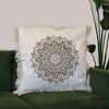 Mandala Design Cream Cushion Covers With Fringe - In Various Sizes/Designs