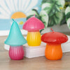 Quirky Set of 3 Multicoloured Mushroom Shaped Candles