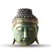 Buddha Head Wall Plaques - Red/Blue/Green