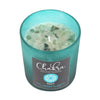 7 Chakra Candle Pots with Crystal Chips