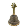 Ornate Traditional Brass Tibetan Tingsha Bells in 4 Sizes