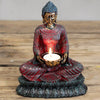Antique Buddha & Devotees Statues & Tealight Holders