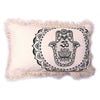 Mandala Design Cream Cushion Covers With Fringe - In Various Sizes/Designs