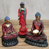 Antique Buddha & Devotees Statues & Tealight Holders