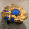Blue Resin & Tamarind Wood Fusion Artisan Coffee Table