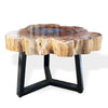 Blue Resin & Tamarind Wood Fusion Artisan Coffee Table