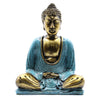 Hand-Painted Dhyana Pose Buddha Statues in 5 Colours