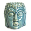 Ceramic Buddha Head Oil Burners - Turquoise/Pink/Natural/Black/White
