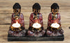 Antique Buddha & Devotees Statues & Tealight Holders